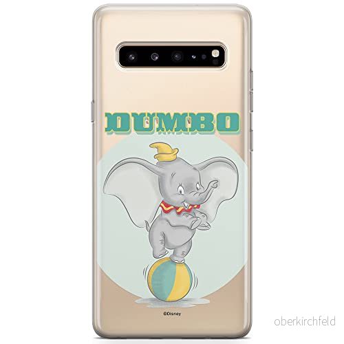 ERT GROUP Mobiltelefonskal för Samsung S10 5G original och officiellt licensierat Disney mönster Dumbo 006 optimalt anpassat till mobiltelefonens form, delvis transparent 5904805498534