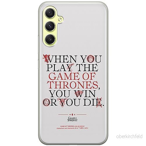 ERT GROUP mobiltelefonfodral för Samsung A34 5G originalt och officiellt licensierat Game of Thrones mönster 009 optimalt anpassad till formen på mobiltelefonen, fodral tillverkad av TPU plast 5905511779092