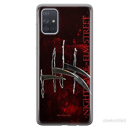 ERT GROUP mobiltelefonfodral för Samsung A71 5G originalt och officiellt licensierat Horror mönster Nightmare of Elm Street 004 anpassad till formen på mobiltelefonen, fodral tillverkad av TPU plast 5905511077426