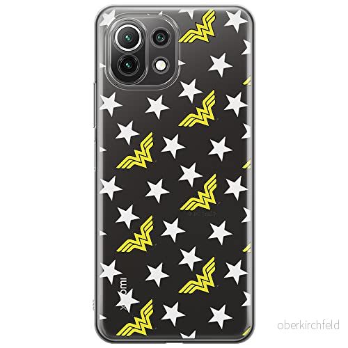 ERT GROUP mobiltelefonfodral för Xiaomi 11 LITE 4G/5G originalt och officiellt licensierat DC mönster Wonder Woman 007, gedeeltelijk transparant 5903932701708