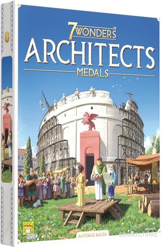 ASMODEE Repos Production 7 Wonders Architects Expansion: Medals Brädspel Strategispel Spel för vuxna och barn från 8 år 2 till spelare Svensk version 5425016926734