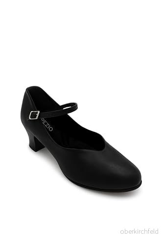 Capezio Junior fotbelysning, kvinnors karaktärsskor 4,5 UK, Svart, 40 EU 52931073646