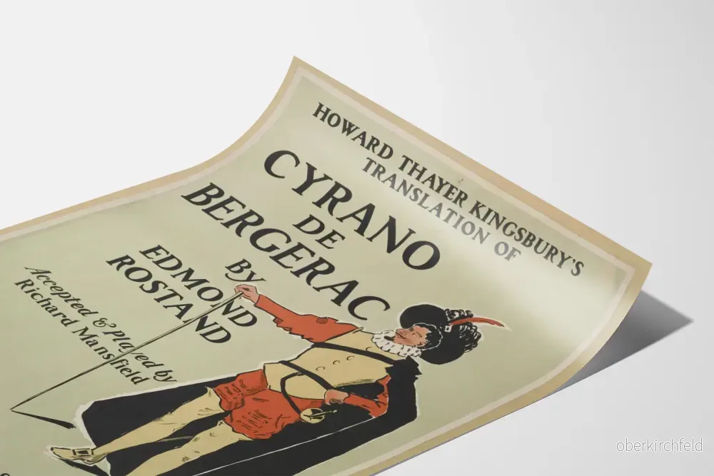 Vintageposter Cyrano de Bergerac av Edmond Rostand - Bild 3