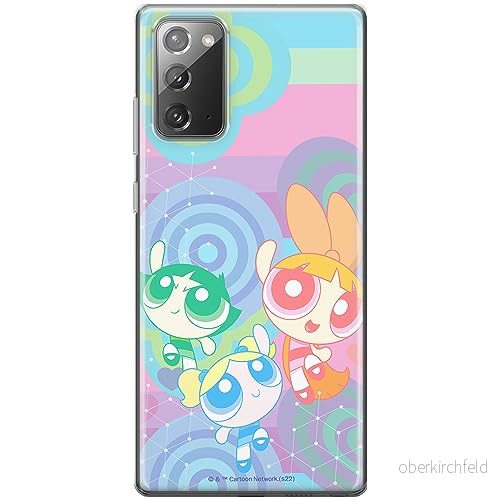 ERT GROUP mobiltelefonfodral för Samsung GALAXY NOTE 20 originalt och officiellt licensierat The Powerpuff Girls mönster 038, fodral tillverkad av TPU plast 5905511982232