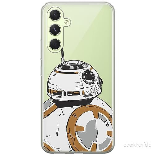 ERT GROUP mobiltelefonfodral för Samsung A54 5G originalt och officiellt licensierat Star Wars mönster BB 8 009 optimalt anpassad till formen på mobiltelefonen, gedeeltelijk transparant 5905511797676