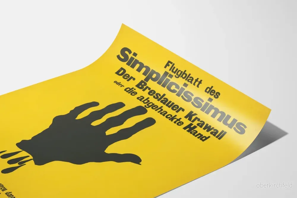 Simplicissimus-Postern - Den avhuggna hand av bråket i Breslau - Bild 3