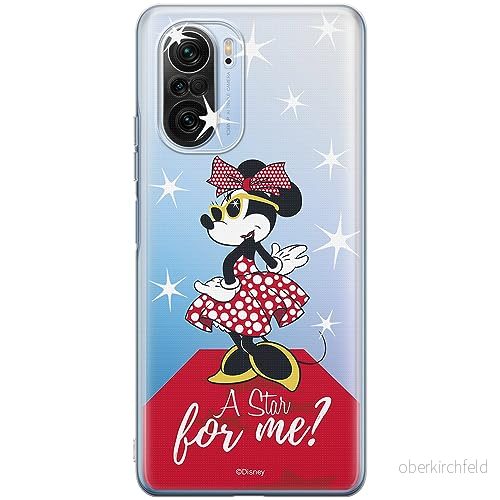 ERT GROUP mobiltelefonfodral för Xiaomi MI 11i/ REDMI K40/K40 PRO/POCO F3/ F3 PRO originalt och officiellt licensierat Disney mönster Minnie 044, gedeeltelijk transparant 5905511894993