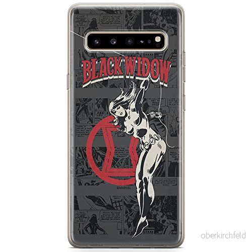 ERT GROUP Mobiltelefonskal för Samsung S10 5G original och officiellt licenserat Marvel mönster Black Widow 006 optimalt anpassat till mobiltelefonens form, TPU fodral 5904805504440