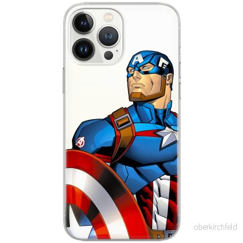 ERT GROUP mobiltelefonfodral för Xiaomi REDMI NOTE 9 PRO/ 9S originalt och officiellt licensierat Marvel mönster Captain America 011 anpassad till formen på mobiltelefonen, gedeeltelijk transparant 5903932005349