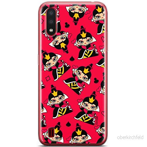 ERT GROUP mobiltelefonfodral för Samsung A01 originalt och officiellt licensierat Disney mönster Queen of Hearts 002 optimalt anpassad till formen på mobiltelefonen, fodral tillverkad av TPU plast 5905131428202