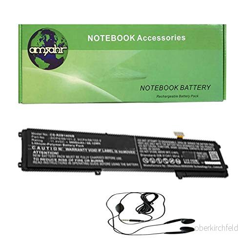 Amsahr Ersättningsbatteri för bärbar dator RZR CS RZB140NB, 3ICP4/56/101 2, 3ICP4/56/102/2, BETTY4B Inkluderar stereohörlurar 845925040188
