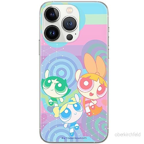 ERT GROUP mobiltelefonfodral för Iphone 13 PRO originalt och officiellt licensierat The Powerpuff Girls mönster 038, fodral tillverkad av TPU plast 5905511982355