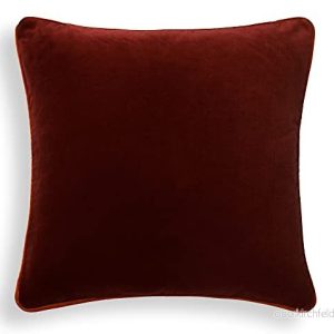 Bassetti Örngott till bordslinne velour Uni R1 av bomull och polyester i färgen Carminio med dragkedja, mått: 45 cm x cm, 9324589 8050261245896 Bassetti Örngott till bordslinne velour Uni R1 av bomull och polyester i färgen Carminio med dragkedja, mått: 45 cm x cm, 9324589 8050261245896