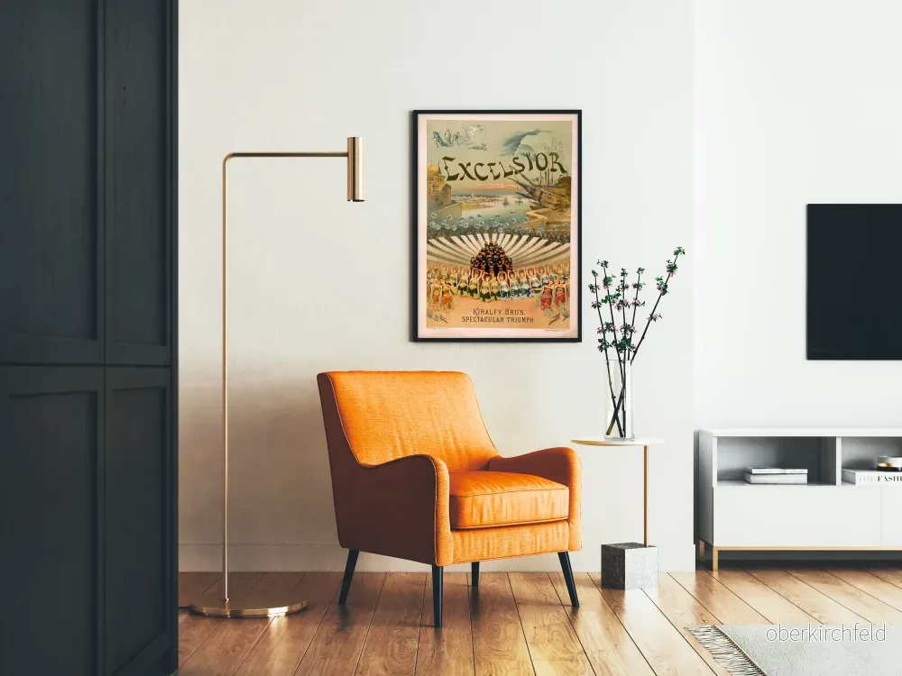 Vintageposter Excelsior Kiralfy Bros Triumfskådespel - Bild 2