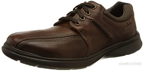 Clarks Cotrell Walk Oxford för män, tobak, 43 EU 5050406739283