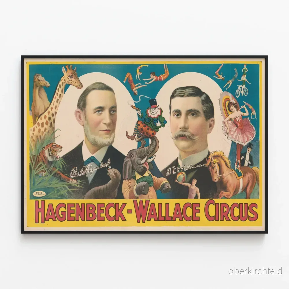 Vintageaffisch Cirque Hagenbeck-Wallace