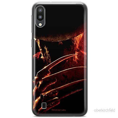 ERT GROUP mobiltelefonfodral för Samsung M10 originalt och officiellt licensierat Horror mönster Nightmare of Elm Street 005 anpassad till formen på mobiltelefonen, fodral tillverkad av TPU plast 5905511079796
