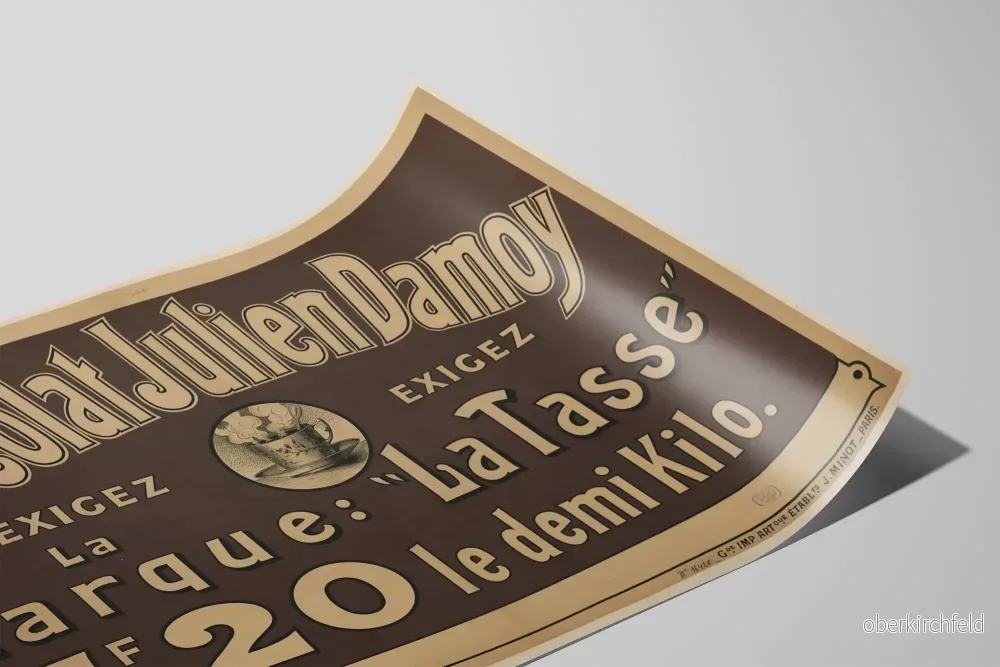 Vintageposter Chocolat Julien Damoy - Retro väggdekoration - Bild 2