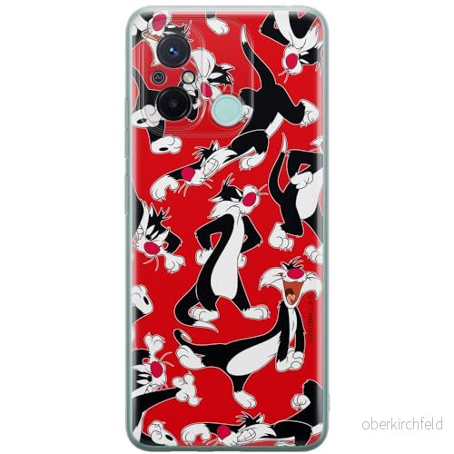 ERT GROUP mobiltelefonfodral för Xiaomi REDMI 12C/ 11A originalt och officiellt licensierat Looney Tunes mönster Sylvester 006, fodral tillverkad av TPU plast 5905511851125