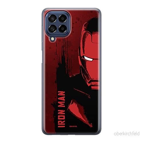 ERT GROUP mobiltelefonfodral för Samsung M33 5G originalt och officiellt licensierat Marvel mönster Iron Man 004 optimalt anpassad till formen på mobiltelefonen, fodral tillverkad av TPU plast 5905511345532