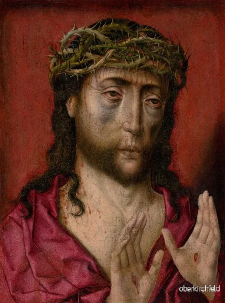 Målning Le Christ avec la couronne d'épines Le Christ torturé - Albrecht Bouts | Konsttryck - Bild 2