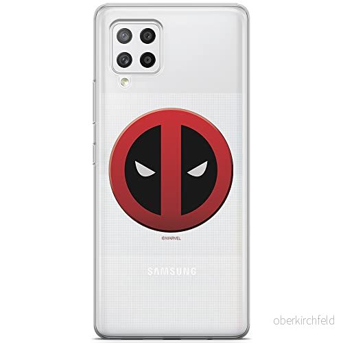 ERT GROUP mobiltelefonfodral för Samsung A42 5G originalt och officiellt licensierat Marvel mönster Deadpool 003 optimalt anpassad till formen på mobiltelefonen, gedeeltelijk transparant 5903040244401