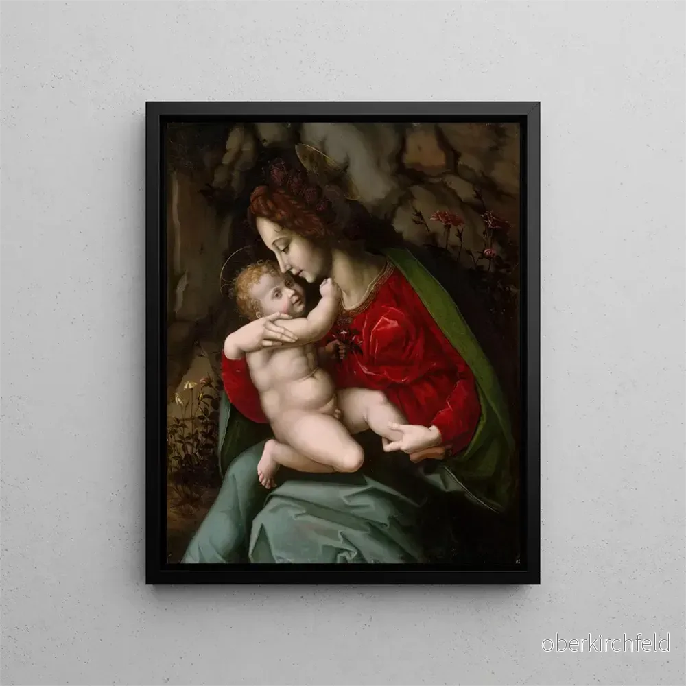 Målning Vierge à l'Enfant - Bacchiacca | Konsttryck