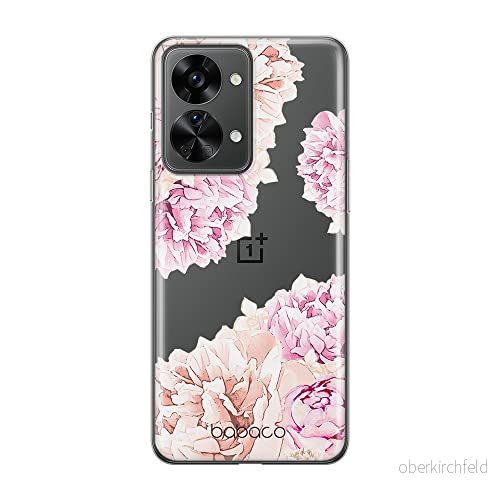 ERT GROUP mobiltelefonfodral för Oneplus NORD 2T 5G originalt och officiellt licensierat Babaco mönster Flowers 001 optimalt anpassad till formen på mobiltelefonen, gedeeltelijk transparant 5905511265854