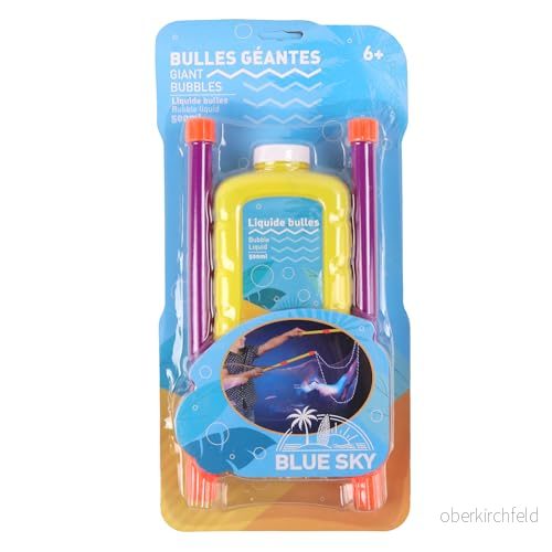 BLUE SKY Baguette för jätte tvålbubblor 048602 lila plast leksak barn utomhuslek sommarlek 35 cm x 18 från 6 år 3301040486029