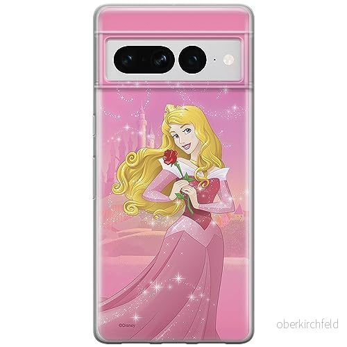 ERT GROUP mobiltelefonfodral för Google PIXEL 7 PRO originalt och officiellt licensierat Disney mönster Aurora 001 optimalt anpassad till formen på mobiltelefonen, fodral tillverkad av TPU plast 5905795165055