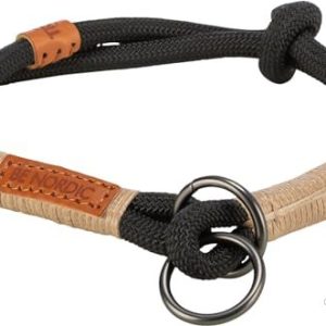 TRIXIE pull stop hundhalsband BE Nordic L halsomkrets 50 cm svart/sand bekvämt för stora hundar med dragstopp robust och elegant 17285 4053032663404 TRIXIE pull stop hundhalsband BE Nordic L halsomkrets 50 cm svart/sand bekvämt för stora hundar med dragstopp robust och elegant 17285 4053032663404