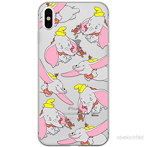 ERT GROUP mobiltelefonfodral för Iphone XS Max originalt och officiellt licensierat Disney mönster Dumbo 016 optimalt anpassad till formen på mobiltelefonen, gedeeltelijk transparant 5905131803436