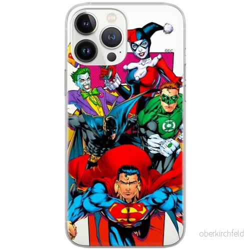 ERT GROUP mobiltelefonfodral för Huawei P30 Lite originalt och officiellt licensierat DC mönster Justice League 004 Vit optimalt anpassad till formen på mobiltelefonen, gedeeltelijk transparant 5902980456127