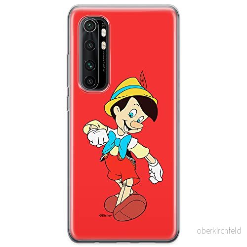 ERT GROUP mobiltelefonfodral för Xiaomi MI NOTE 10 Lite originalt och officiellt licensierat Disney mönster Pinocchio 001 anpassad till formen på mobiltelefonen, fodral tillverkad av TPU plast 5905131138514