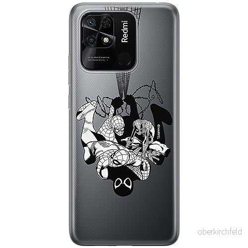 ERT GROUP mobiltelefonfodral för Xiaomi REDMI 10C originalt och officiellt licensierat Marvel mönster Spider Man 043 optimalt anpassad till formen på mobiltelefonen, gedeeltelijk transparant 5905795019495