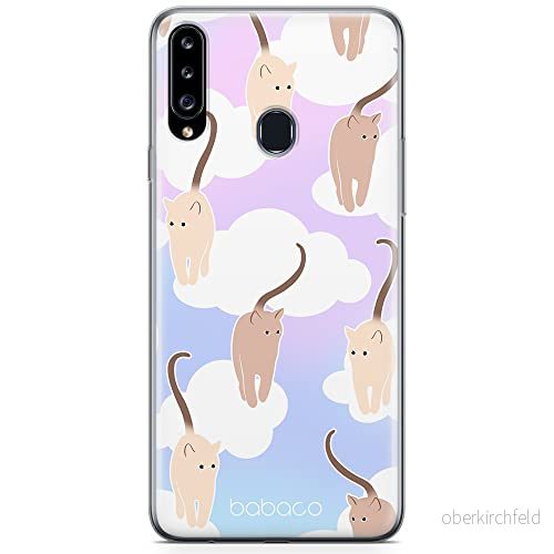 ERT GROUP mobiltelefonfodral för Samsung A20S originalt och officiellt licensierat Babaco mönster Cats 015 optimalt anpassad till formen på mobiltelefonen, fodral tillverkad av TPU plast 5905131072368