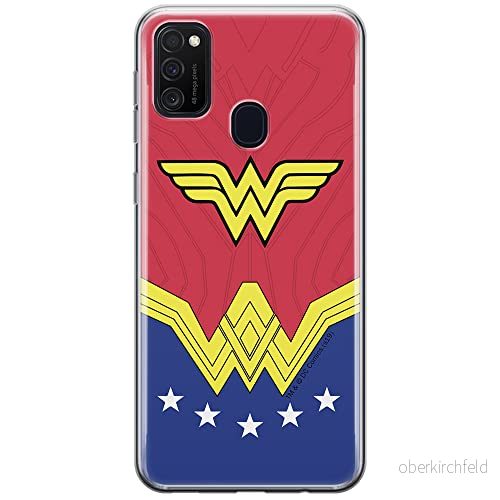 ERT GROUP mobiltelefonfodral för Samsung M21 originalt och officiellt licensierat DC mönster Wonder Woman 008 optimalt anpassad till formen på mobiltelefonen, fodral tillverkad av TPU plast 5903537846545