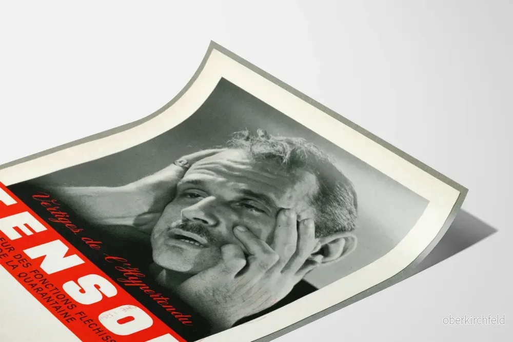 Vintage reklamposter TENSOL för yrsel och högt blodtryck - Bild 3