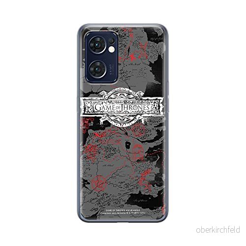 ERT GROUP mobiltelefonfodral för Oppo RENO 7 5G originalt och officiellt licensierat Game of Thrones mönster 010 optimalt anpassad till formen på mobiltelefonen, fodral tillverkad av TPU plast 5905511313289