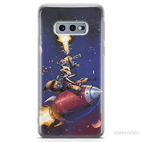 ERT GROUP mobiltelefonfodral för Samsung S10e originalt och officiellt licensierat Marvel mönster Rocket 007 optimalt anpassad till formen på mobiltelefonen, fodral tillverkad av TPU plast 5902980280449