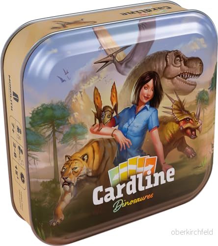 Asmodee Monolith Cardline: Dinosaurier Brädspel Kortspel Från 7 år 2 till 8 spelare Svensk version 3760271441410