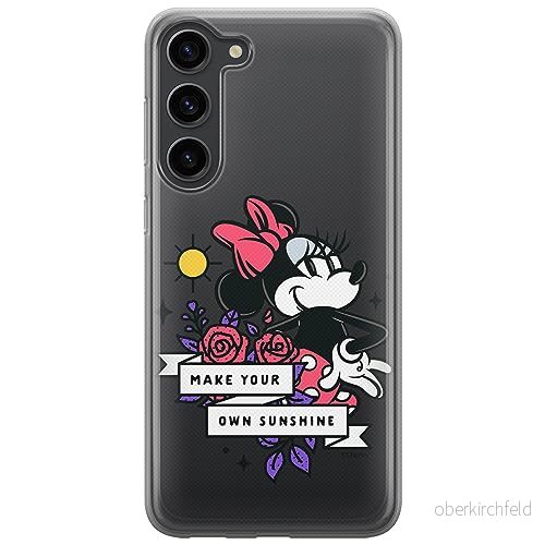 ERT GROUP mobiltelefonfodral för Samsung S23 originalt och officiellt licensierat Disney mönster Minnie 073 optimalt anpassad till formen på mobiltelefonen, gedeeltelijk transparant 5905795025076