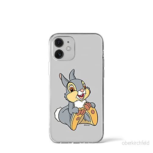 ERT GROUP mobiltelefonfodral för Iphone 12 Mini originalt och officiellt licensierat Disney mönster Thumper 002 optimalt anpassad till formen på mobiltelefonen, gedeeltelijk transparant 5905131154392