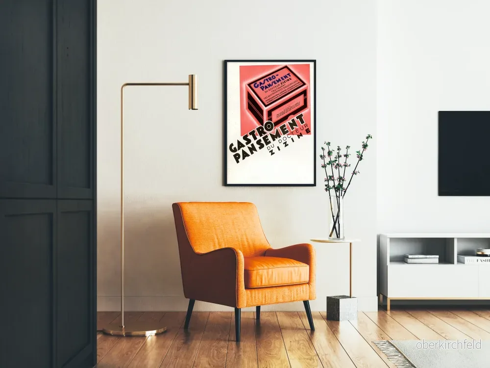 Vintageposter Gastro-Pansement av Dr. Zizine - Bild 2
