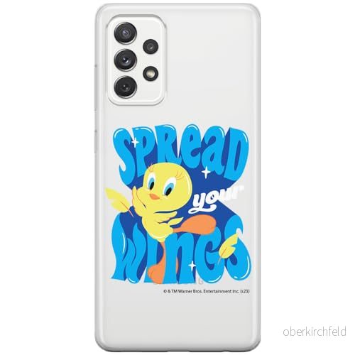 ERT GROUP mobiltelefonfodral för Samsung A73 5G originalt och officiellt licensierat Looney Tunes mönster Tweety 014 optimalt anpassad till formen på mobiltelefonen, gedeeltelijk transparant 5905795096786