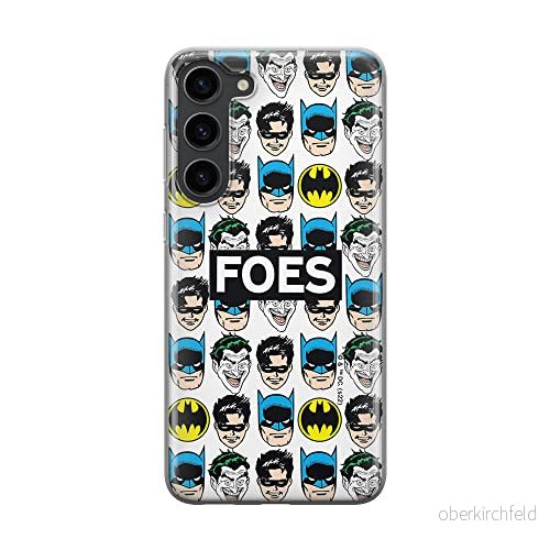 ERT GROUP mobiltelefonfodral för Samsung S23 originalt och officiellt licensierat DC mönster Batman 078 optimalt anpassad till formen på mobiltelefonen, fodral tillverkad av TPU plast 5905511425517