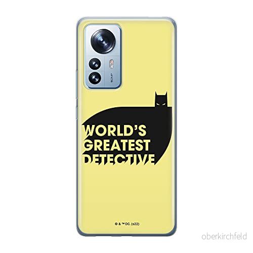 ERT GROUP mobiltelefonfodral för Xiaomi 12 PRO originalt och officiellt licensierat DC mönster Batman 051 optimalt anpassad till formen på mobiltelefonen, fodral tillverkad av TPU plast 5905511529697