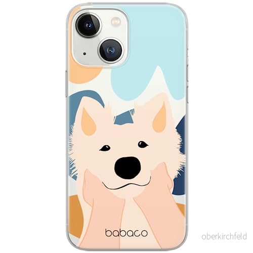 ERT GROUP mobiltelefonfodral för Iphone 13 originalt och officiellt licensierat Babaco mönster Dogs 009 optimalt anpassad till formen på mobiltelefonen, gedeeltelijk transparant 5905131042323
