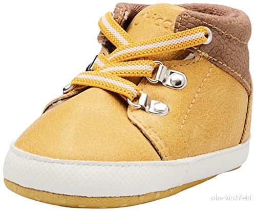 Chicco, Stövlar för flickor med sidodragkedja och snörning, bekväma ankelstövlar, flexibla ventilerande, bra höst vinter, flickskor, designade i Italien, Ockra, 19 EU 8051182312100