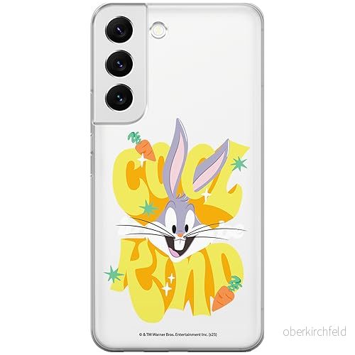 ERT GROUP mobiltelefonfodral för Samsung S22 PLUS originalt och officiellt licensierat Looney Tunes mönster Bugs 014 optimalt anpassad till formen på mobiltelefonen, gedeeltelijk transparant 5905795076269